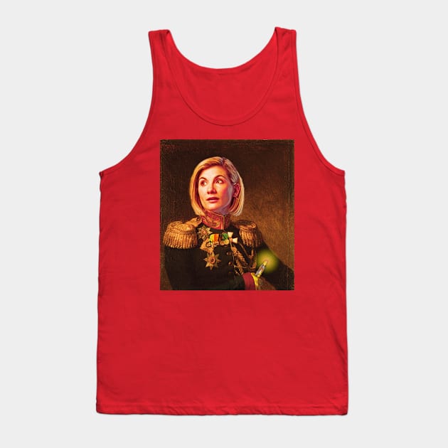 Doctor Who 13th Doctor Vintage Portrait (Jodie Whitakker) Tank Top by UselessRob